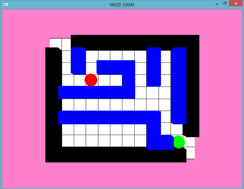 سورس کد بازی ماز در گرافیک کامپیوتری اپن جی ال