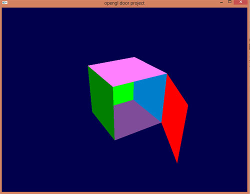 سورس برنامه گرافیک کامپیوتری وجه متحرک مکعب مربع